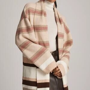 Anthropologie Mariel Striped Longline Sweater One Size